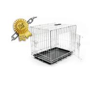 Cage de transport pour chien Duvoplus Topline Argenté 107x71x77 cm