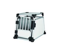 Cage de transport pour chien en aluminium Trixie Gris 55x62x78 cm