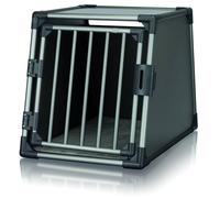 Cage de transport pour chien en aluminium Trixie Gris 61x65x86 cm