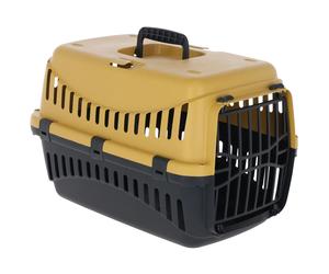 Cage de transport pour chien et chat Kerbl Jaune 40x30x30 cm