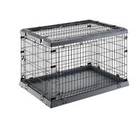 Ferplast Cage pliable Superior 75 pour petits chiens – séparateur, double verrouillage