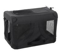 Cage de transport pour chien Flamingo Gepetto Noir M