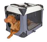 Cage de transport pour chien Kerbl Journey Gris 81x58x58 cm