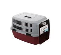 M-Pets Caisse de transport Viaggio Carrier M pour chien - Bordeaux et gris
