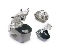 Cage de transport pour chien Nobby Pet Avior Gris 57,5x39,5x40,5 cm