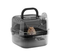 Cage de Transport pour Hamster | avec Roue d'exercice intégrée - Maison de Voyage pour Hamster et Petits Animaux,pour gerbilles, cochons d'Inde, Souris, Lapins, Chinchillas, randonnée, Camping,
