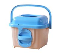 Cage de transport pour hamster - Cage de transport portable avec poignée - Cage respirante pour petits animaux | Hamster, gerbille, chinchilla, hérisson, furet, visite vétérinaire, excursion en plein