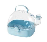 Cage de transport pour hamster | Cage portable pour petit hamster avec bouteille d'eau | Accessoire de transport respirant pour hérisson, chinchillas, inséparables, calopsittes, perruches, aras