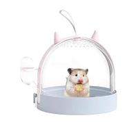 Cage de transport pour hamster, habitat pour petits animaux avec porte latérale rotative à 180 degrés, récipient de transport pour petits animaux, cage de transport pour hamster, cage de transport