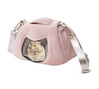 Cage de Transport pour Hamster, Poche de Transport Sécurisée pour Cochon d'Inde, Poche Léger Lavable Mignon pour Hamster Écureuil Lapin Sorties Voyages à la Maison Déplacements