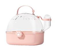 Cage de transport pour hamster - Sac d'excursion - Porte-cage à oiseaux - Support compact portable avec bouteille d'eau pour petites perruches sauvages en plein air