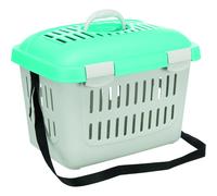 Cage de transport pour lapin nain, en plastique Trixie Midi-Capri Gris TU
