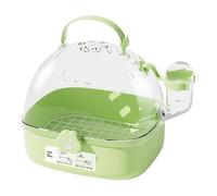 Cage de transport pour oiseaux - Cage à oiseaux de voyage, niche ventilée avec bouteille d'eau portable pour petites races, chiots, chatons, furets, lapins, promenades en voiture, visites vétérinaires