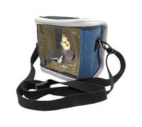 Cage de transport pour oiseaux - Cage de transport pour perruche - Cage de voyage pour perruches, aras, conures, perruches, parents, voyageurs, amoureux des animaux, entraîneurs, visites vétérinaires