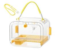 Cage de transport pour oiseaux - Cage de transport pour perruches avec abreuvoir - Cage de transport d'extérieur pour perroquets - Pour propriétaires d'animaux, amis des animaux, bénévoles, visites