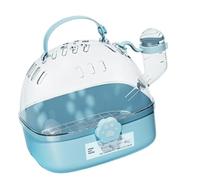 Cage de Transport pour Oiseaux - Cage de Voyage pour Oiseaux, Niche ventilée avec Bouteille d'eau Portable pour Petites Races, Chiot, Furet, Lapin, promenades en Voiture, visites vétérinaires