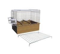 Cage de transport pour petit oiseau Nobby Pet Argenté 240x160 mm