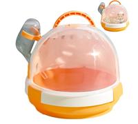 Cage de transport pour petits animaux, cage de transport pour hamsters pour animaux de compagnie, cages pour petits animaux avec serrure sécurisée, boîte de transport légère et portable pour cage à