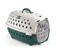 Cage de transport Smart chic verte max 6 kg pour petit chien et chat - Stefanplast