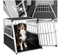 Tectake Cage de transport pour chien simple dos incliné