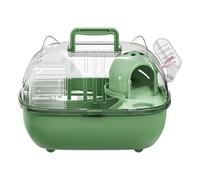 Cage de transport transparente pour hamster | Mallette de voyage portable pour souris, lapins, lézards, transport court en voiture, pique-nique, ferme