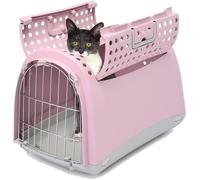 Cage de transport Cabrio Rose - 50 x 32 x 34,5 cm