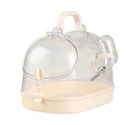 Cage de Transport ventilée pour Petits Animaux avec Flux d ' air supérieurs, Bouteille d ' Eau Design pour la des Animaux domestiques, Voyage en Plein air, Cage de Voyage pour Hamster