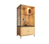 Cage de vol d’Oiseau Villa de Luxe for perroquets, Grande Cage à Oiseaux spacieuse, Maison for Heureux, Nidification Parfaite for perruches Cage à perroquets