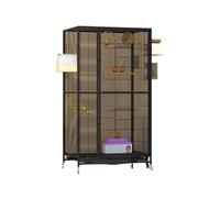 Cage de vol d’Oiseau Villa de Luxe for perroquets, Grande Cage à Oiseaux spacieuse, Maison for Heureux, Nidification Parfaite for perruches Cage à perroquets
