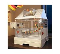 Cage de vol d’Oiseau Villa de Luxe for perroquets, Grande Cage à Oiseaux spacieuse, Maison for Heureux, Nidification Parfaite for perruches calopsittes, perroquets