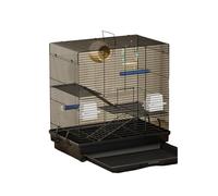 Cage de vol d’Oiseau Villa de Luxe Ultime Cage à perroquets Nouveau nichoir et nid Cage à perroquets