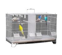 Cage de vol d’Oiseau Villa de Luxe Ultime Cage à perroquets Nouveau nichoir et nid calopsittes, perroquets