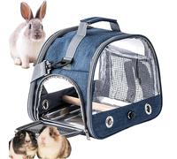 Cage de voyage d'oiseaux - sac à dos portable, porte-parrot léger | Small Pet Transparent Pet Transporteur, Sac à bandoulière réglable pour les perruches CONURES TRIPS OUTDOOR WAMKS Camping Adventures