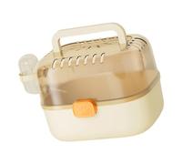 Cage de voyage portable en polypropylène léger avec fermeture sécurisée pour petits animaux domestiques