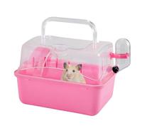Cage de voyage pour hamster - Cage d'excursion en PP | Cage légère pour transporter de petits animaux | Petite cage pour hamster longue durée | Cage de voyage portable pour hamst