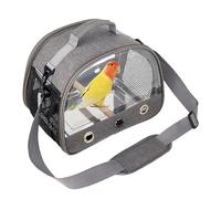 Cage de voyage pour les oiseaux, cage de voyage parasite, sac de voyage transporteur animal porte-cage portant la cage pour les petits animaux de compagnie avec un sac de perroquet de poche de perroqu