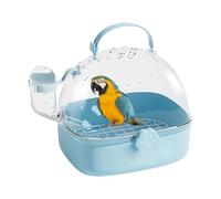 Cage de voyage pour oiseaux - 16,3 x 17 cm - Portable - Transport confortable - Design spacieux avec fonction de ventilation - Cage pour moineau, perruche, calopsitte, conure, hamster