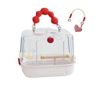 Cage de voyage pour oiseaux avec support - Pour promenades en plein air avec perruches, nymphes et perruches australiennes