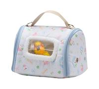 Cage de voyage pour oiseaux - Sac de transport chaud avec fenêtre | Sac de transport | pour perruche, randonnée, camping, conure, calopsitte, canari, inséparable, gris africain