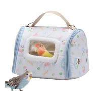 Cage de voyage pour perroquet - Sac de transport souple ventilé - Enclos de voyage compact et léger avec fenêtre en maille | Transport extérieur pratique pour oiseaux exotiques, inséparables