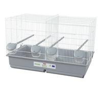 Cage d'élevage oiseaux - Zolux - Primo 69 x 39 x 44.5 cm - Blanc et gris
