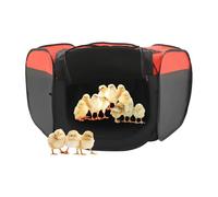 Cage d'élevage pour poussins, petits animaux, tente avec couvercle et fermetures éclair, poulailler pliable, clôture de jardin portable intérieure et extérieure pour poussins, lapins, chatons