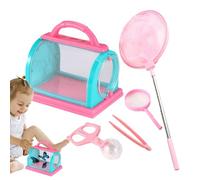 Cage D'exploration D'insectes - Conteneur D'observation des Créatures, Boîte De Découverte De La Nature, Pot Portable Durable avec Poignée Et Couvercle Aéré | Jouet Éducatif Amusant pour, Garç