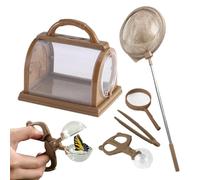 Cage D'exploration D'insectes - Conteneur D'observation des Créatures, Boîte De Découverte De La Nature, Pot Portable Durable avec Poignée Et Couvercle Aéré | Jouet Éducatif Amusant pour, Garç