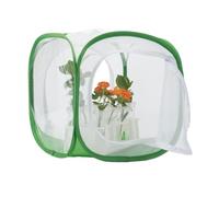 Cage d'habitat for Papillons et Insectes à Deux Portes, Filet escamotable | Multicolore plusieurs tailles : élevage de papillons et observation des reptiles(Grün,60x60x90cm)