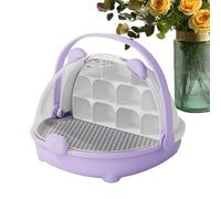 Cage d'habitat pour animaux, réservoir d'élevage de reptiles | Conteneur de transport transparent portable avec | Observez l'habitat de la cage pour cage à animaux pour le ver à soie