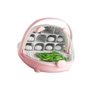 Cage d'habitat transparente avec design respirant et chambre amovible pour une observation facile et une meilleure reproduction de l'habitat des vers à soie