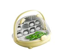 Cage d'habitat transparente avec design respirant et chambre amovible pour une observation facile et une meilleure reproduction des vers à soie