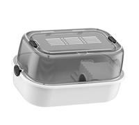 Cage d'intérieur confortable pour petits animaux avec couvercle ventilé et échelle d'aires de jeux pour hamsters, hérissons, animaux domestiques