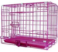 Cage d'intérieur pour chien et chat avec plateau - Design renforcé - Bonne capacité de charge - Convient pour les petits animaux - 91 x 56 x 67 cm